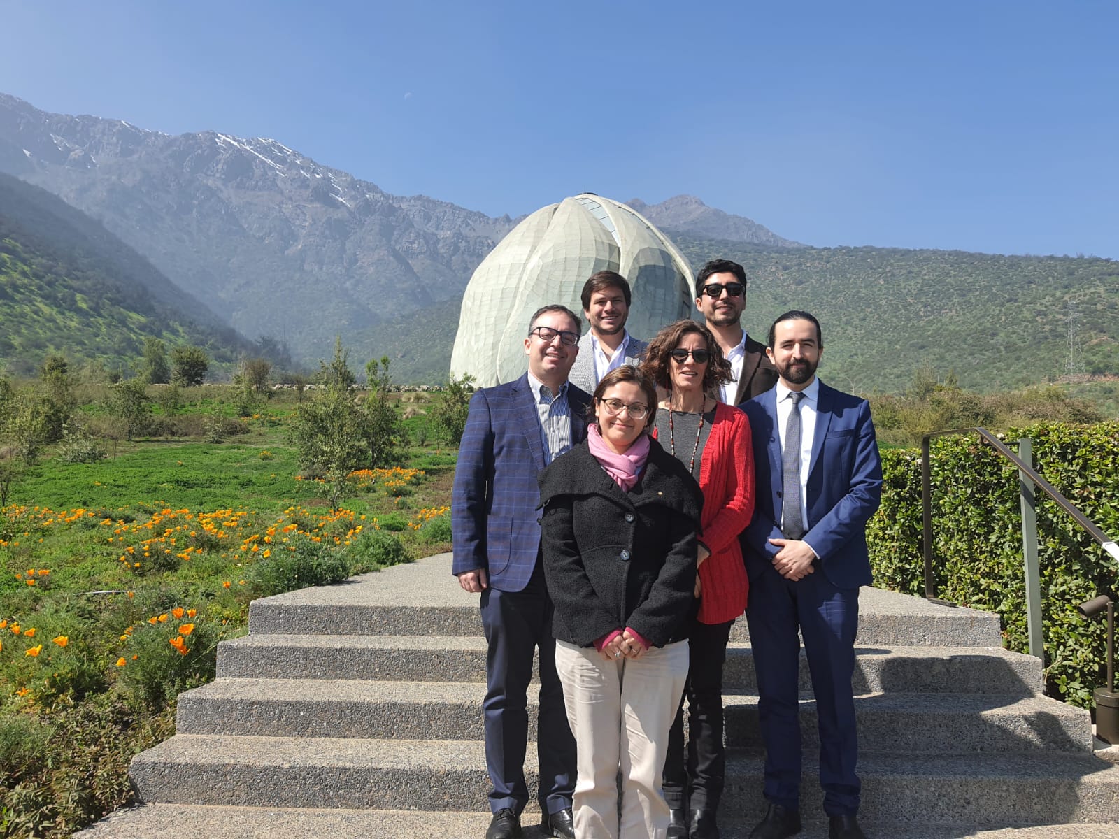 comunidad judia de chile visitan el templo bahai