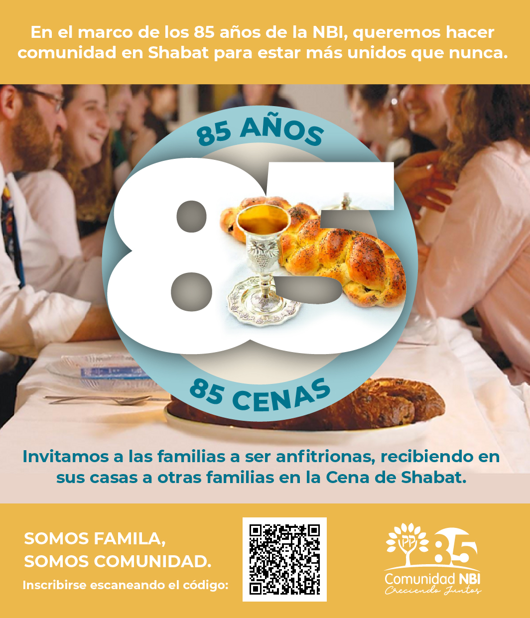 85 cenas de Shabat NBI - 9x10,5 Rev. Shalom